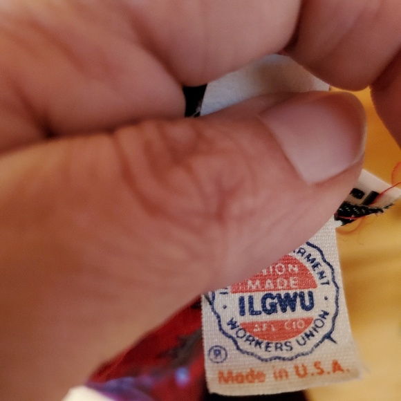 1980s Taurus II Red‎ Multi-Color Dress - Picture 6 of 7